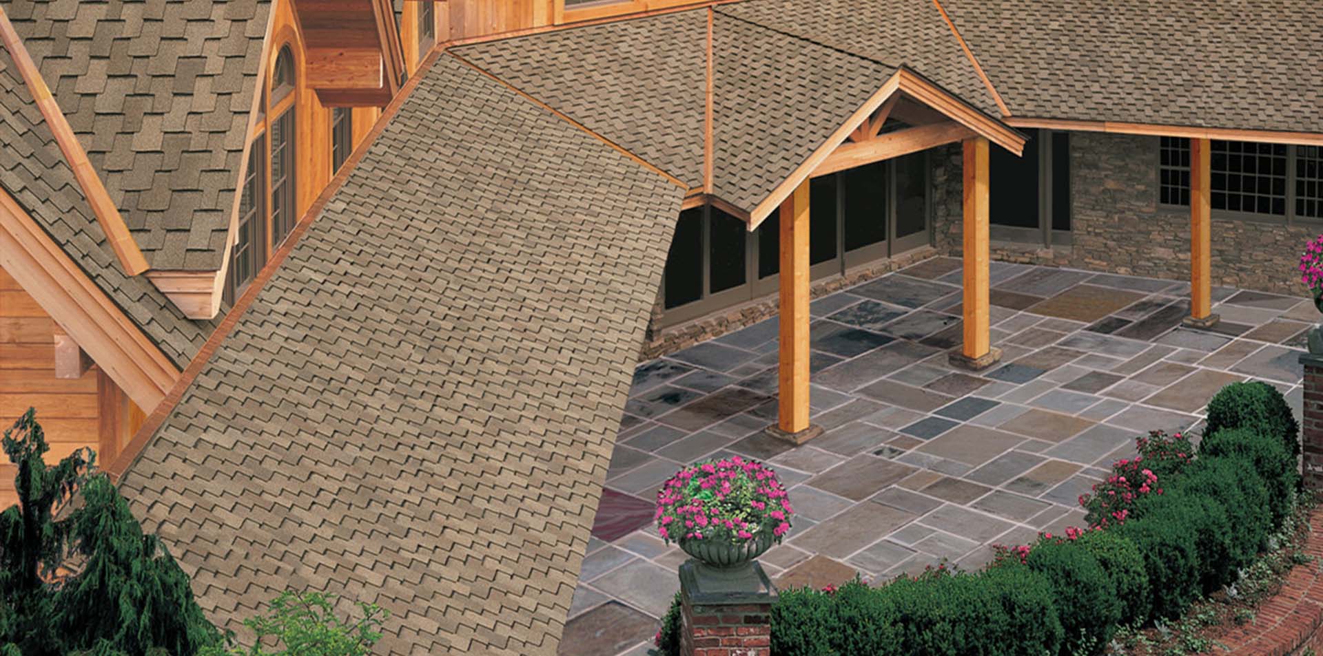 Cailin asphalt shingles installed on a roof