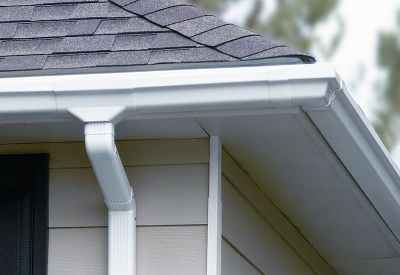 5.2 Inch PVC Rain Gutter System